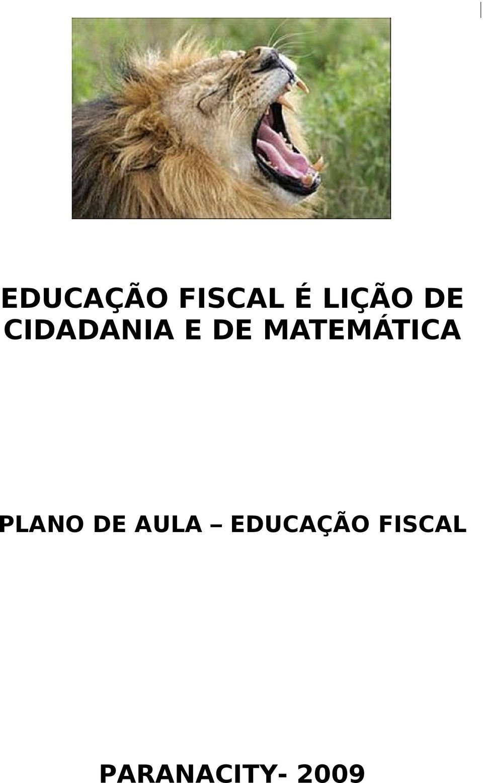 MATEMÁTICA PLANO DE AULA