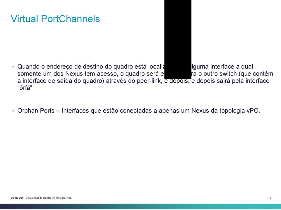 (que contém a interface de saída do quadro) através do peer-link, e depois, e depois sairá