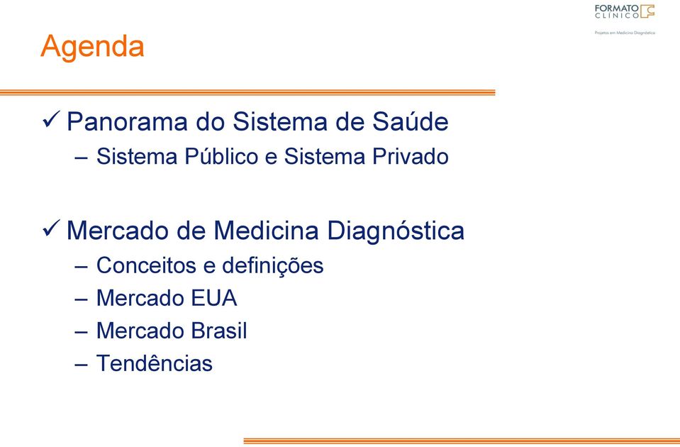 Mercado de Medicina Diagnóstica