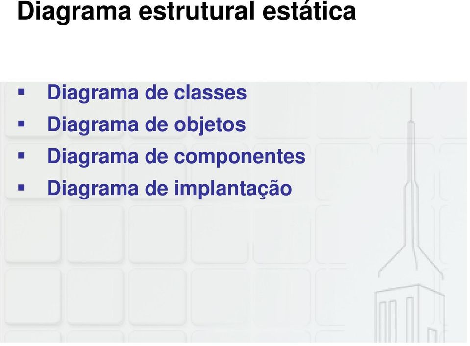 de objetos Diagrama de