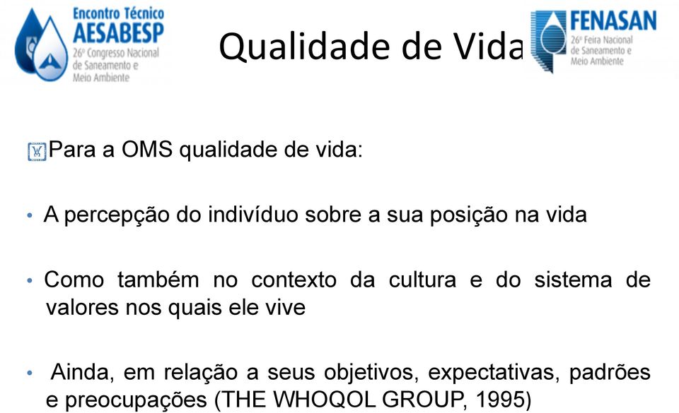 cultura e do sistema de valores nos quais ele vive Ainda, em relação