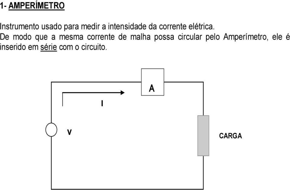 De modo que a mesma corrente de malha possa