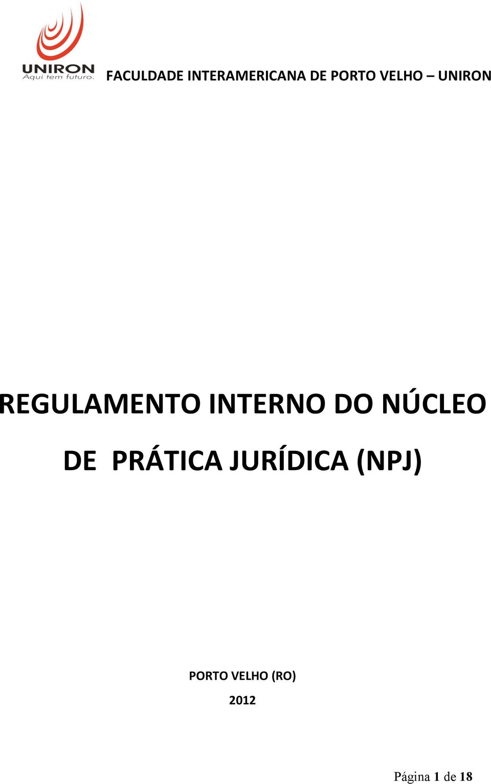 JURÍDICA (NPJ) PORTO