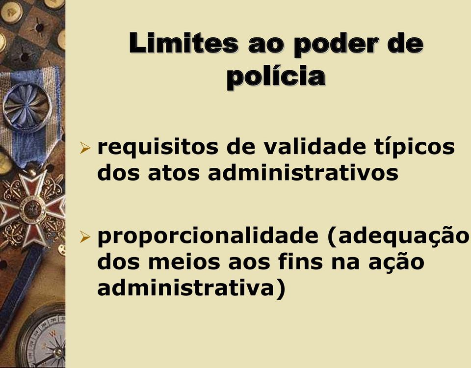 administrativos proporcionalidade