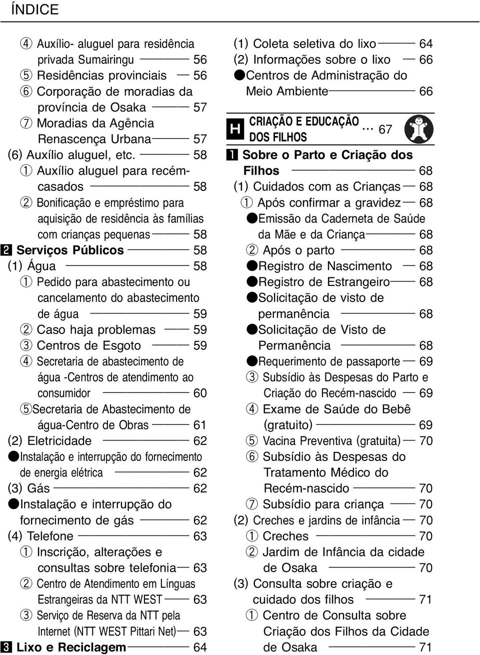 abastecimento de água Caso haja problemas Centros de Esgoto Secretaria de abastecimento de água -Centros de atendimento ao consumidor Secretaria de Abastecimento de água-centro de Obras (2)