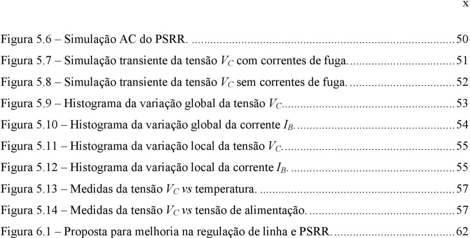 10 Histograma da variação global da corrente I B...54 Figura 5.11 Histograma da variação local da tensão V C...55 Figura 5.