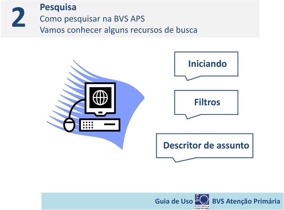 recursos de busca Iniciando