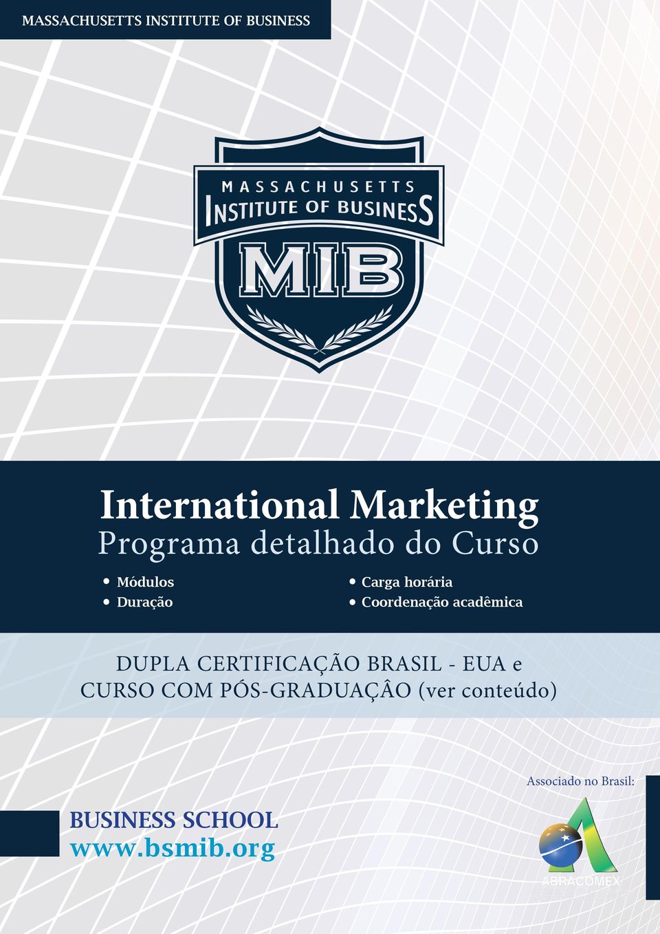 DUPLA CERTIFICAÇÃO BRASIL - EUA e CURSO COM