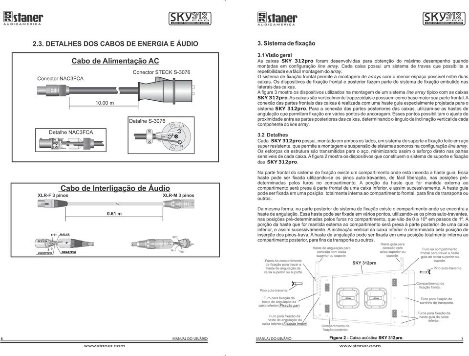 Cada caixa possui um sistema de travas que possibilita a repetibilidade e a fácil montagem do array.