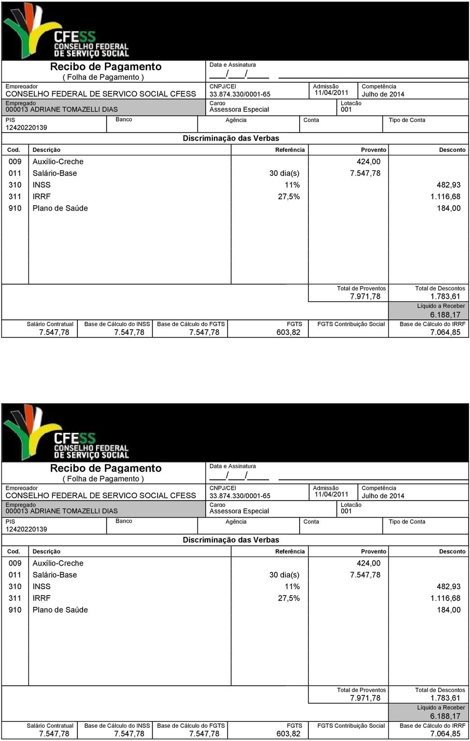 971,78 Total de s 1.783,61 6.188,17 7.064,85 971,78 Total de s 1.783,61 6.188,17 7.064,85