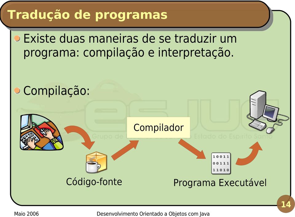 compilação e interpretação.