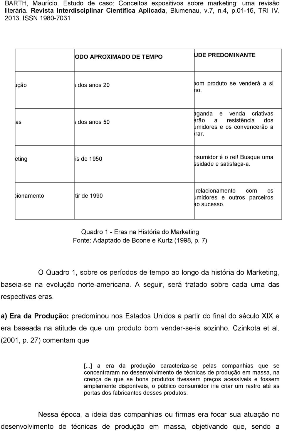 Busque uma necessidade e satisfaça-a. Relacionamento A partir de 1990 O relacionamento com os consumidores e outros parceiros leva ao sucesso.