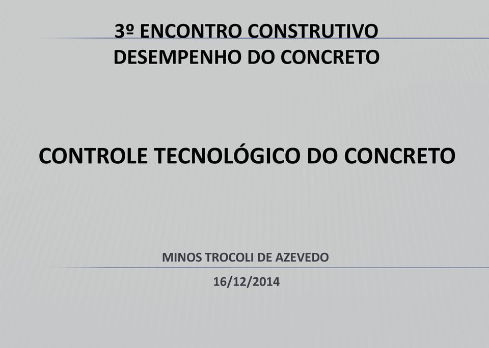 DO CONCRETO CONTROLE