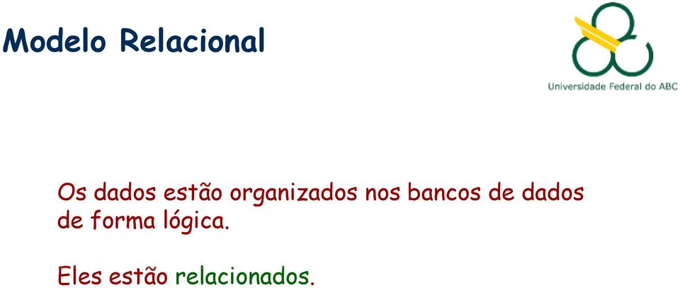 bancos de dados de forma