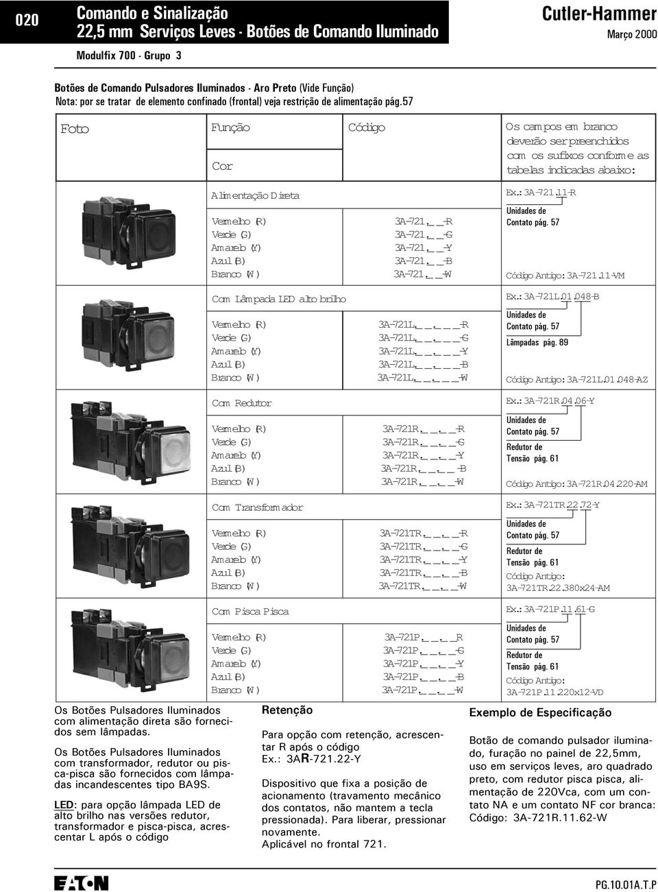 Os Btões Pulsadres Iluminads cm transfrmadr, redutr u piscapisca sã frnecids cm lâmpadas incandescentes tip BA9S.