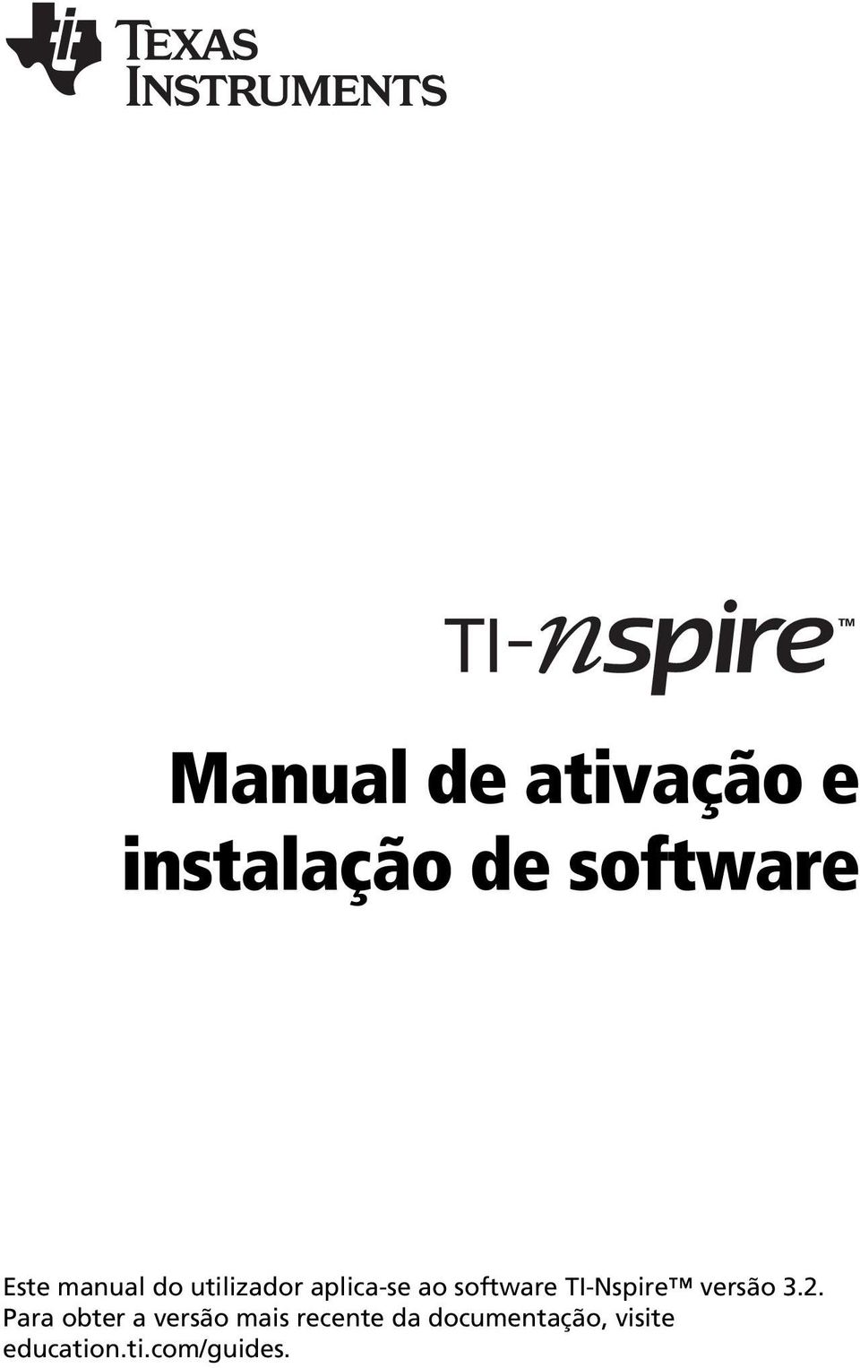 TI-Nspire versão 3.2.