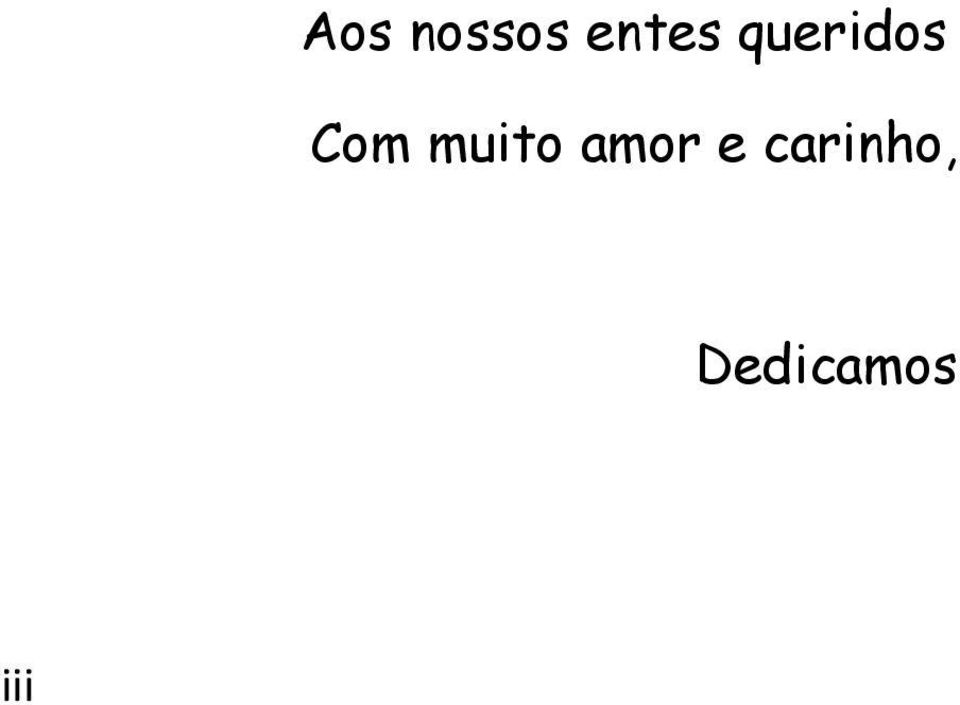 muito amor e