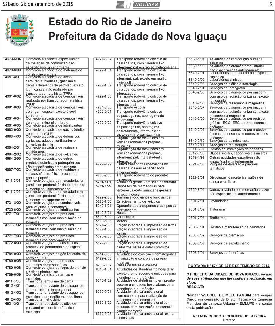 Comércio atacadista de combustíveis realizado por transportador retalhista 4681-8/03 (TRR) Comércio atacadista de combustíveis de origem vegetal, exceto álcool 4681-8/04 carburante Comércio