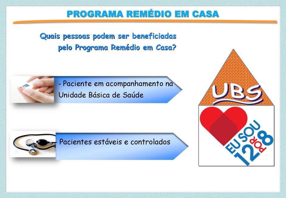 Casa? - Paciente em acompanhamento na Unidade