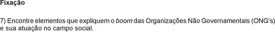 Organizações Não Governamentais