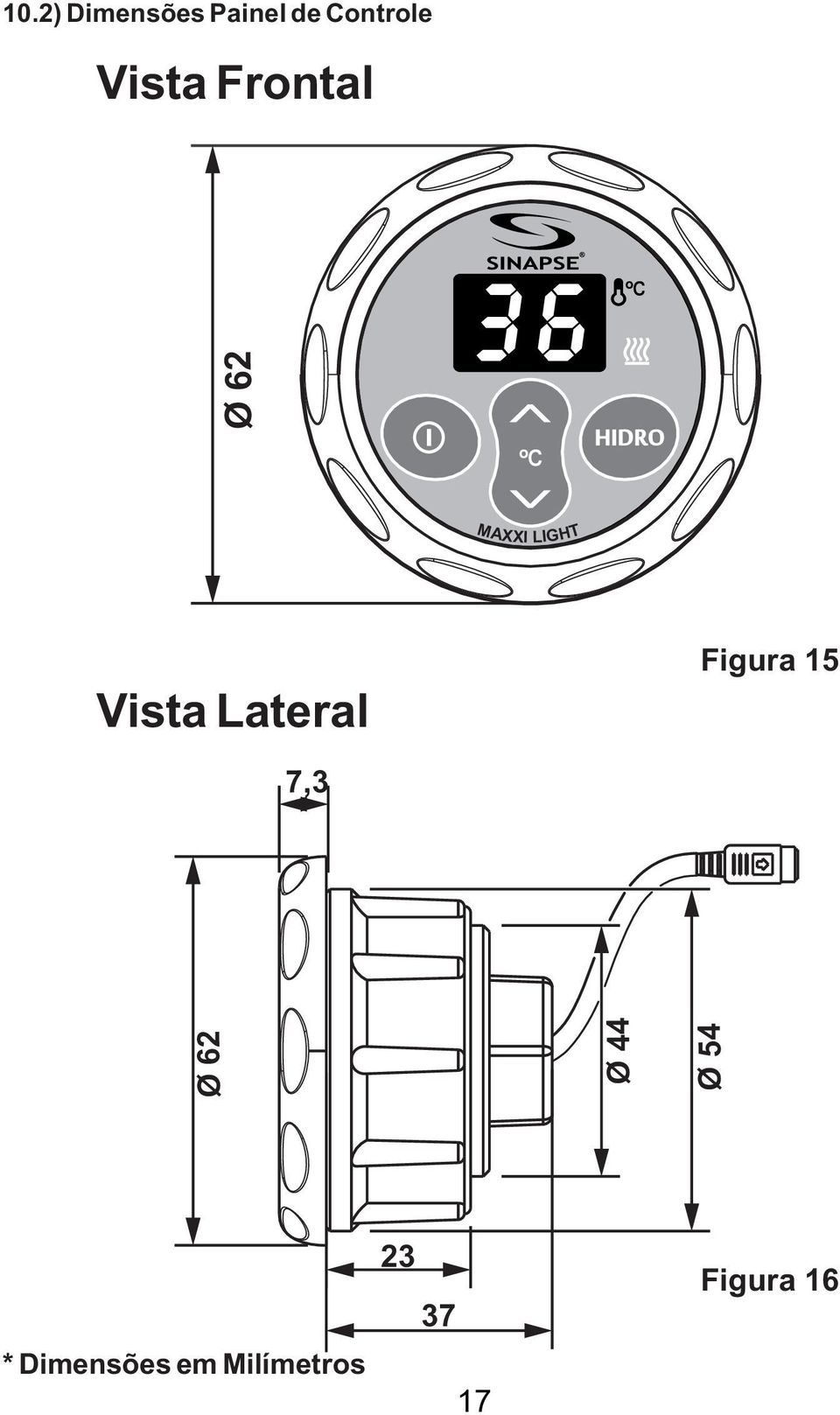 Frontal HIDRO MA X XI LIG H T Vista