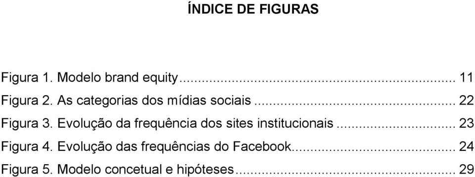 Evolução da frequência dos sites institucionais... 23 Figura 4.