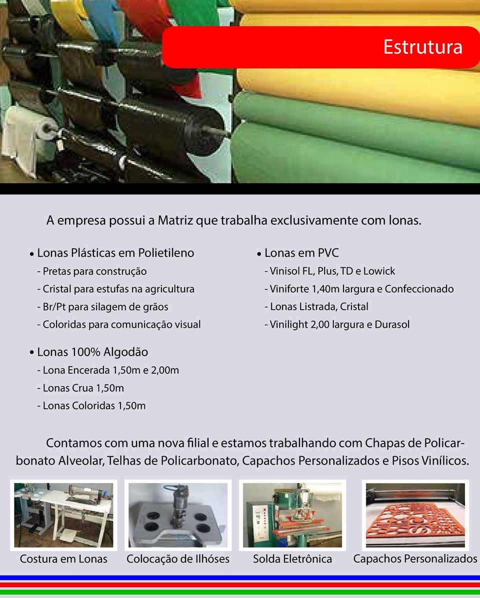 silagem de grãos - Lonas Listrada, Cristal - Coloridas para comunicação visual - Vinilight 2,00 largura e Durasol Lonas 100% Algodão - Lona EnceradaMÁQUINA 1,50m PARA e 2,00m CORTE DE VINIL MODELO