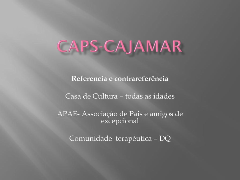 APAE- Associação de Pais e amigos