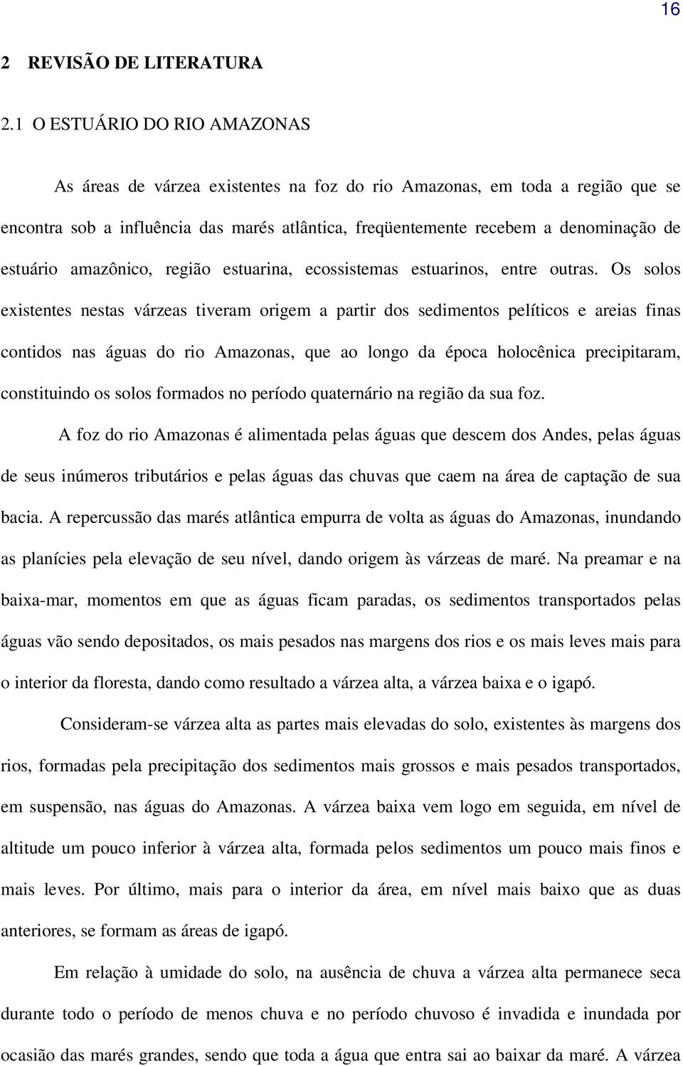 estuário amazônico, região estuarina, ecossistemas estuarinos, entre outras.