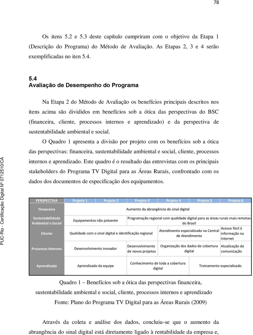 3 deste capítulo cumpriram com o objetivo da Etapa 1 (Descrição do Programa) do Método de Avaliação. As Etapas 2, 3 e 4 serão exemplificadas no iten 5.