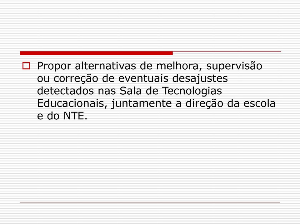 desajustes detectados nas Sala de