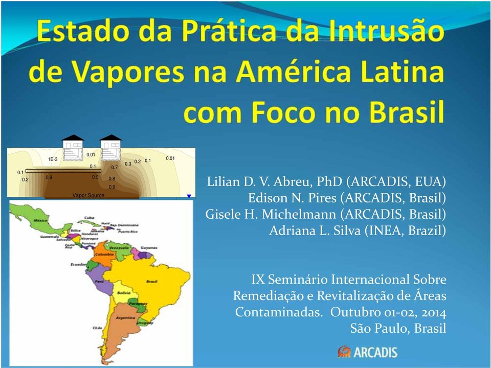 Silva (INEA, Brazil) IX Seminário Internacional Sobre Remediação e Revitalização de