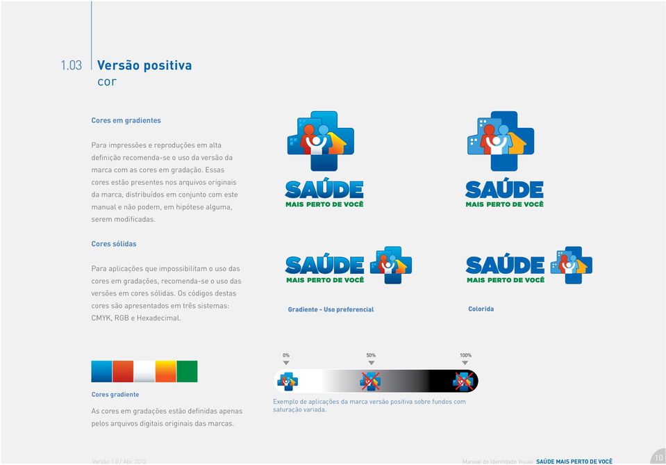 Cores sólidas cores sólidas cores sólidas C 100 M 60 Y 0 K 0 R 0 G 102 B 179 #0066B3 C 100 M C 60 10 M Y 090 K Y 0100 K 0 Para aplicações que impossibilitam o uso das R 0 G 102 R 220 B 179 G 65 B 40