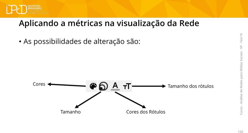 possibilidades de alteração são: