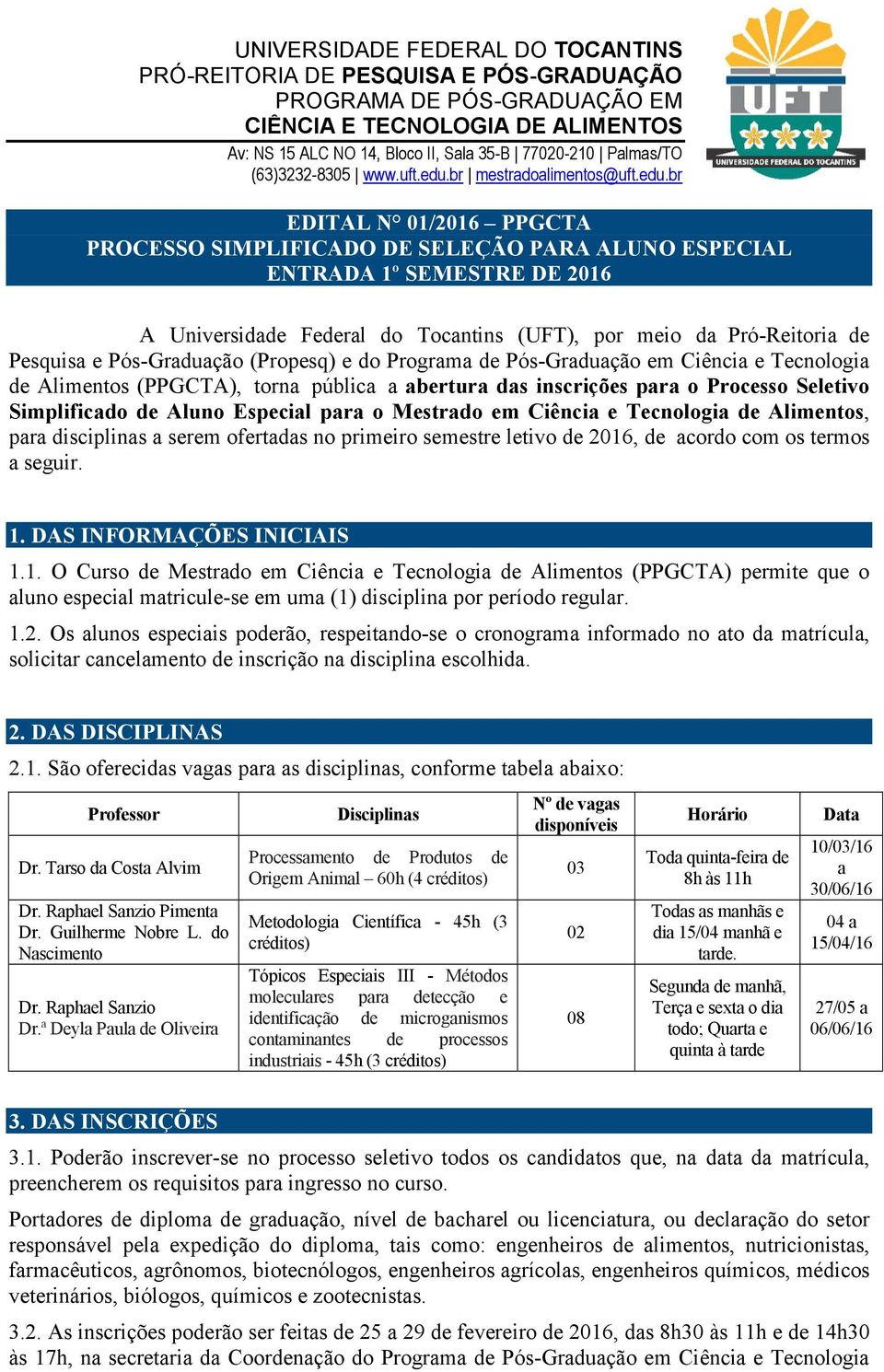 br mestradoalimentos@uft.edu.