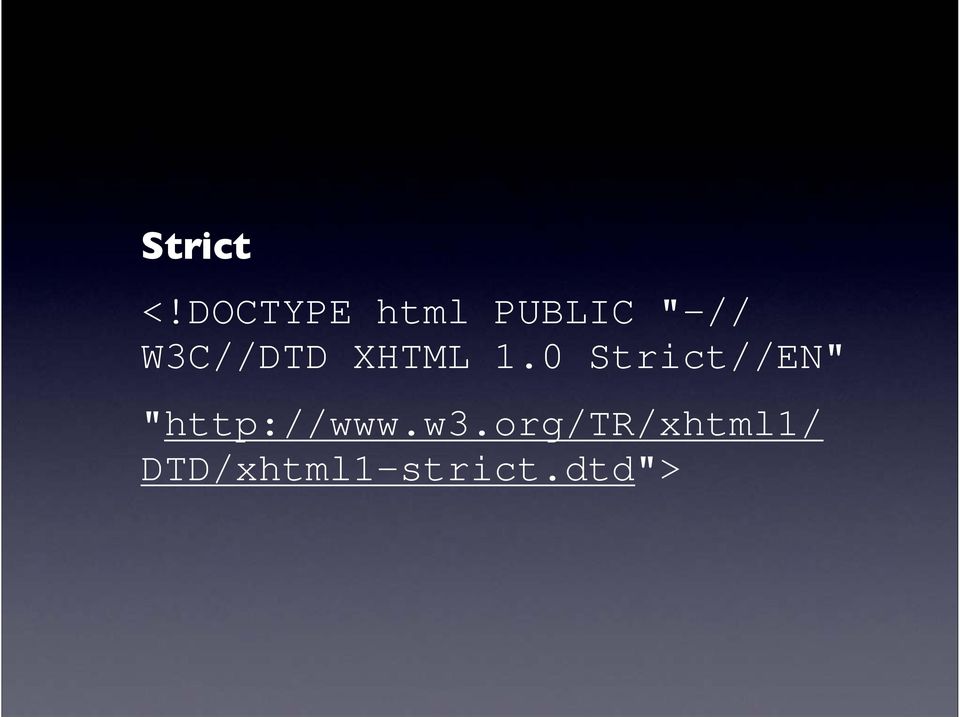 W3C//DTD XHTML 1.