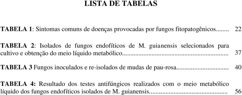 guianensis selecionados para cultivo e obtenção do meio líquido metabólico.