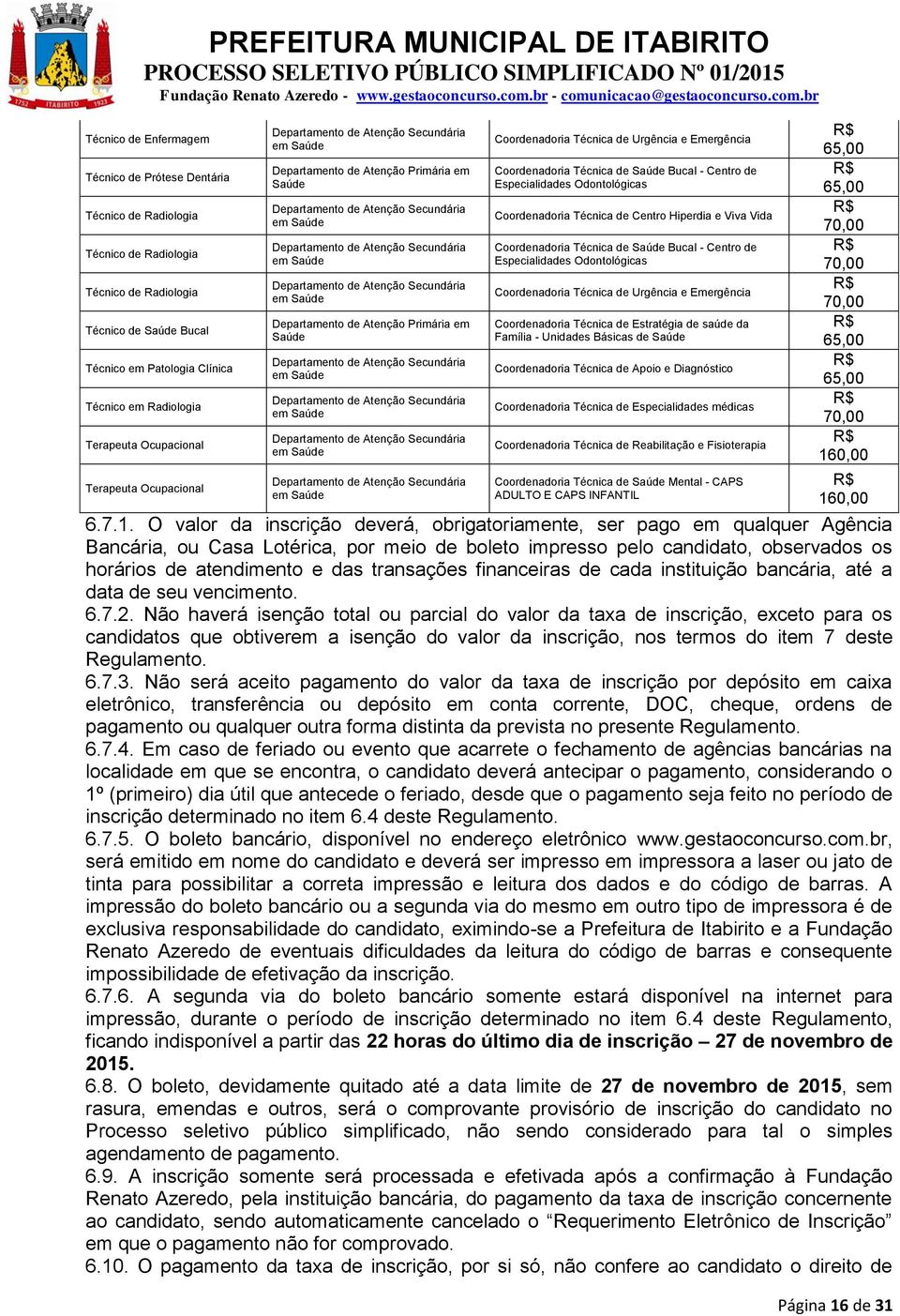 Emergência Técnica de Bucal - Centro de Especialidades Odontológicas Técnica de Centro Hiperdia e Viva Vida Técnica de Bucal - Centro de Especialidades Odontológicas Técnica de Urgência e Emergência