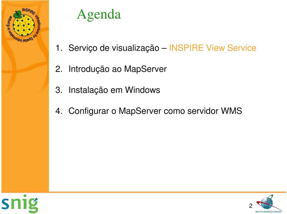 Service 2. Introdução ao MapServer 3.