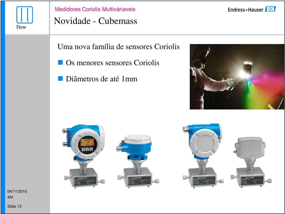 Os menores sensores Coriolis