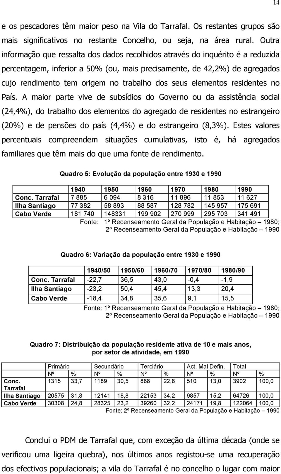 dos seus elementos residentes no País.