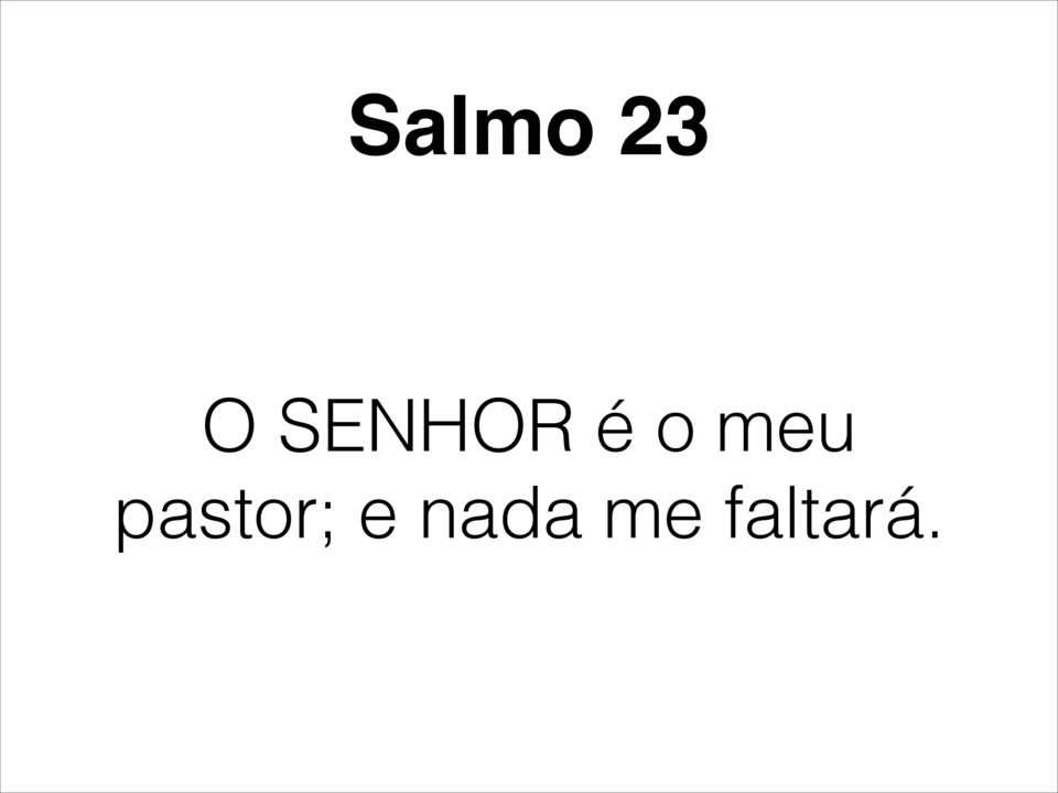 meu pastor;