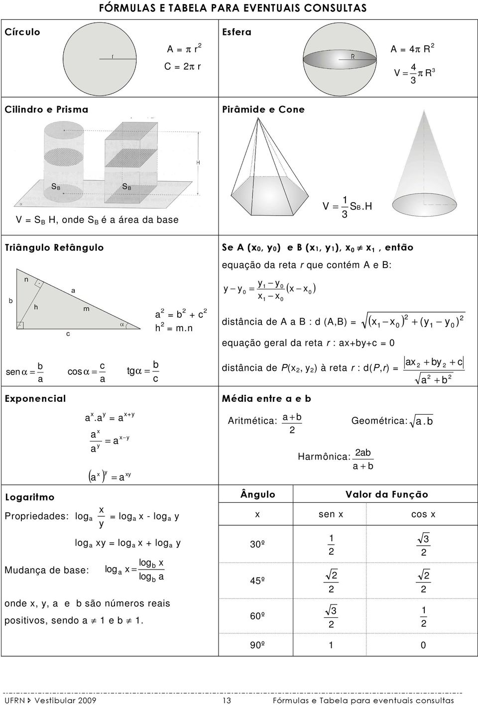 n Se A (x0, y0) e B (x1, y1), x 0 x 1, então equação da reta r que contém A e B: y y y y ( x ) 1 0 0 = x0 x1 x0 1 x 0 + (y1 y0 ) distância de A a B : d (A,B) = ( ) equação geral da reta r : ax+by+c =