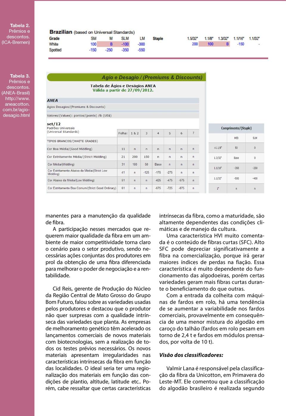 produtores em prol da obtenção de uma fibra diferenciada para melhorar o poder de negociação e a rentabilidade.