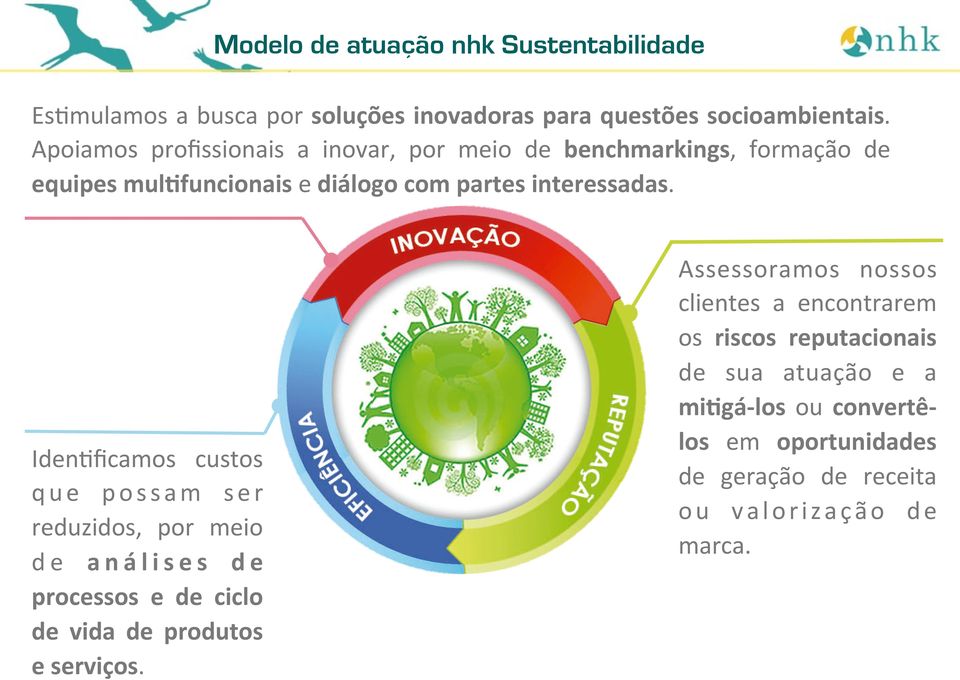 IdenHficamos custos que possam ser reduzidos, por meio de análises de processos e de ciclo de vida de produtos e serviços.