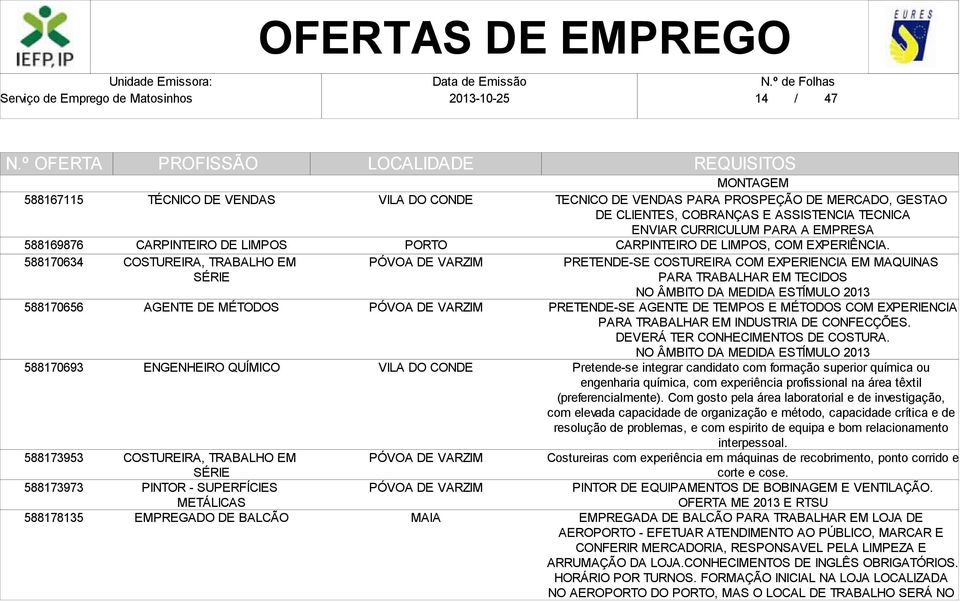 GESTAO DE CLIENTES, COBRANÇAS E ASSISTENCIA TECNICA ENVIAR CURRICULUM PARA A EMPRESA CARPINTEIRO DE LIMPOS, COM EXPERIÊNCIA.