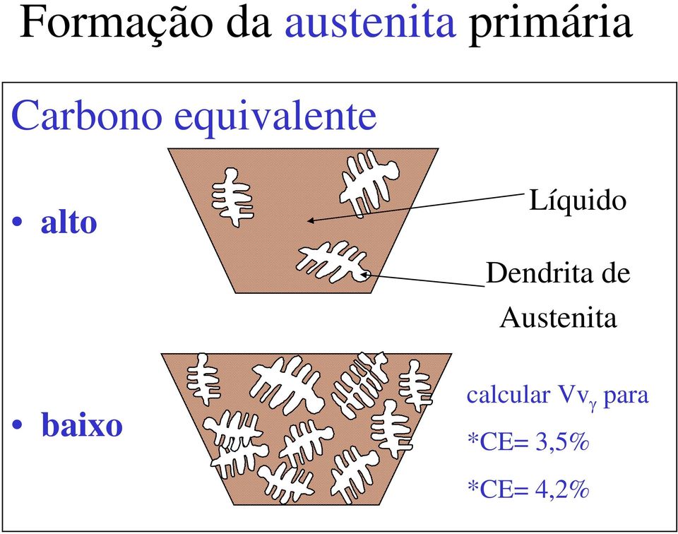 Dendrita de Austenita baixo