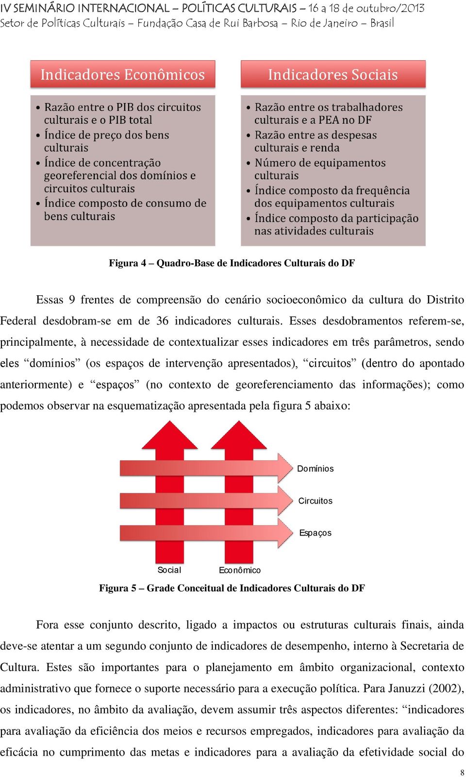 do apontado anteriormente) e espaços (no contexto de georeferenciamento das informações); como podemos observar na esquematização apresentada pela figura 5 abaixo: Domínios Circuitos Espaços Social