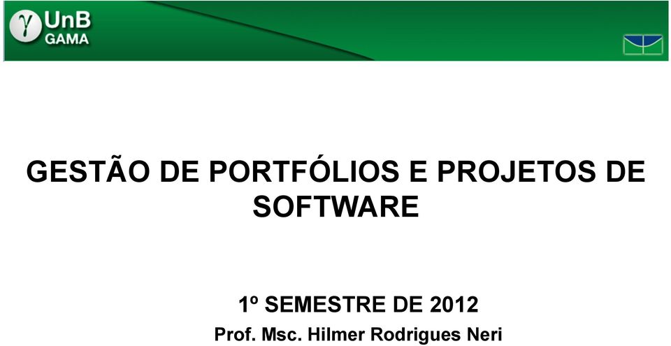 PROJETOS DE