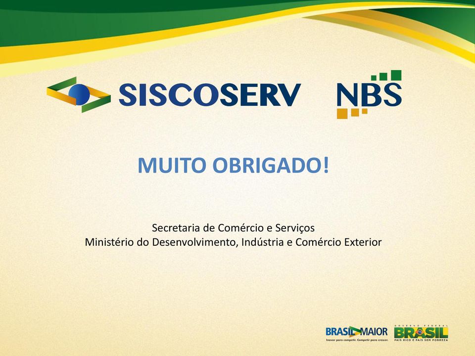 Serviços Ministério do